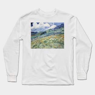 Vincent van Gogh - Landscape from Saint-Remy Long Sleeve T-Shirt